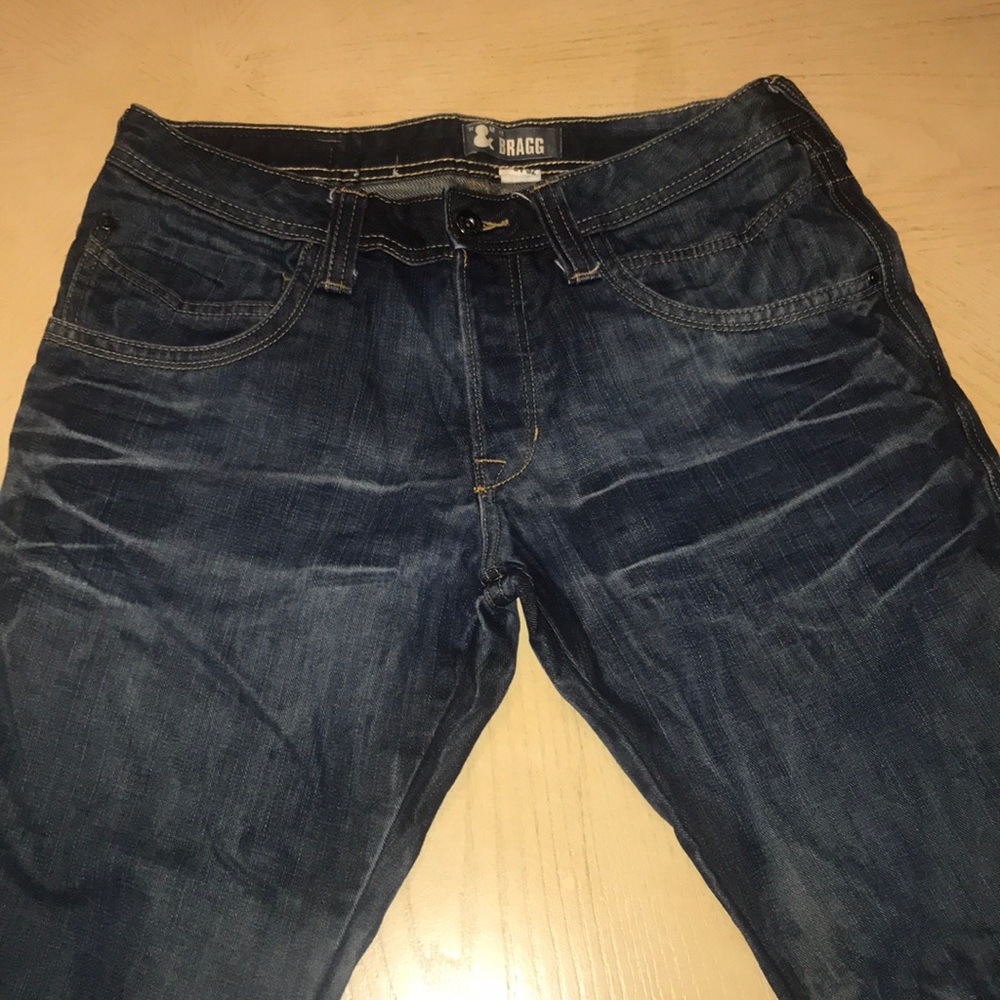 👖 Men’s jeans dark wash, straight leg